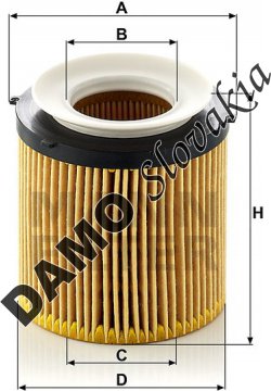 Olejový filter MANN FILTER HU 8002 x KIT