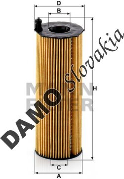 Olejový filter MANN FILTER HU 8003 x
