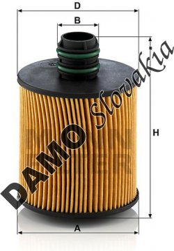 Olejový filter MANN FILTER HU 8006 z