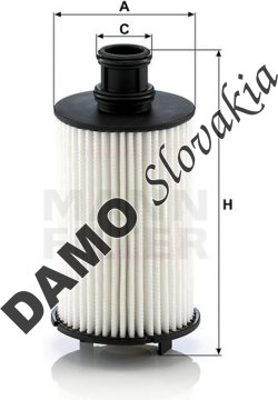 Olejový filter MANN FILTER HU 8008 z