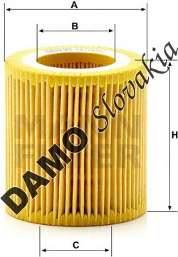 Olejový filter MANN FILTER HU 8011 z