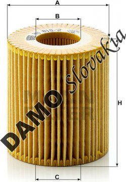 Olejový filter MANN FILTER HU 815/2 x
