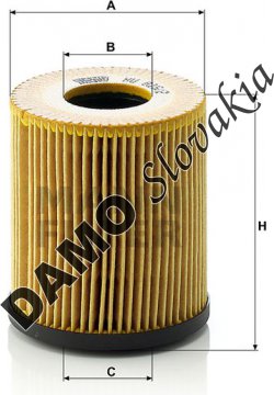 Olejový filter MANN FILTER HU 816/2 x