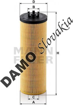 Olejový filter MANN FILTER HU 842 x