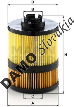 Olejový filter MANN FILTER HU 9002 z