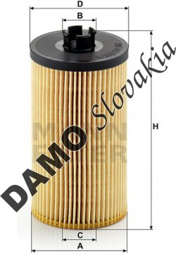 Olejový filter MANN FILTER HU 931/5 x