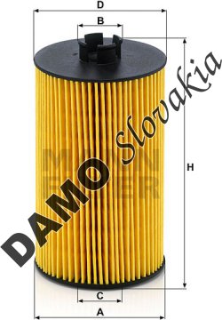 Olejový filter MANN FILTER HU 931/7 x