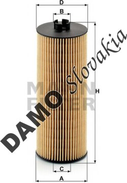 Olejový filter MANN FILTER HU 945/3 x