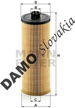 Olejový filter MANN FILTER HU 947/2 x