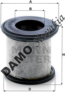 Filter odvzdušňovania MANN FILTER LC 7002