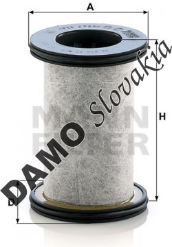 Filter odvzdušňovania MANN FILTER LC 7201 x