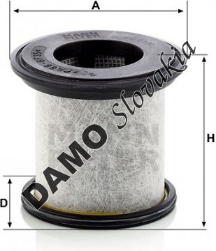 Filter odvzdušňovania MANN FILTER LC 8100