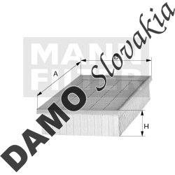 Vzduchový filter MANN FILTER C 2860/3