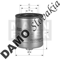 Palivový filter MANN FILTER WK 9048 x