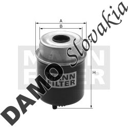 Palivový filter MANN FILTER WK 8133