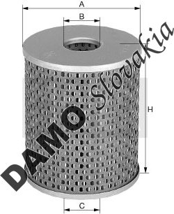 Olejový filter MANN FILTER H 15 222/2
