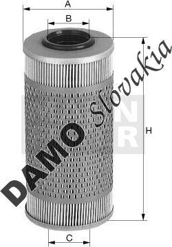 Olejový filter MANN FILTER H 925/2