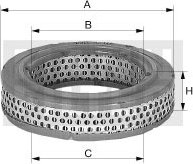 Vzduchový filter MANN FILTER C 3576