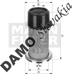 Vzduchový filter MANN FILTER C 28 357