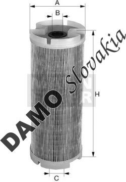 Olejový filter MANN FILTER H 15 190/1
