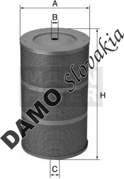 EDM filter MANN FILTER H 34 2240/40 KIT