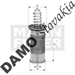 Filter hydrauliky MANN FILTER HD 1053