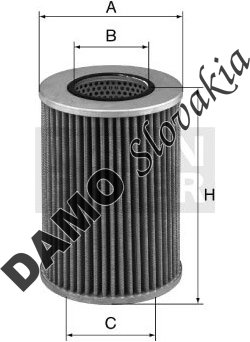 Filter hydrauliky MANN FILTER HD 1258/2