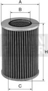 Filter hydrauliky MANN FILTER HD 1258/2