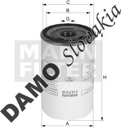 Separátor oleja MANN FILTER LB 11 102/21