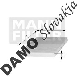 Kabínový filter MANN FILTER CUK 24 003