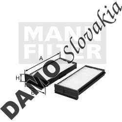 Kabínový filter MANN FILTER CU 24 000-2