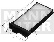 Kabínový filter MANN FILTER CU 2542-2