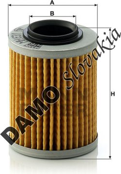 Olejový filter MANN FILTER MH 63/1