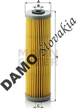 Palivový filter MANN FILTER P 46/1