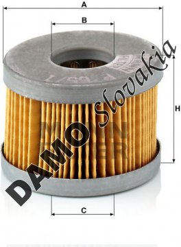 Palivový filter MANN FILTER P 65/1 x