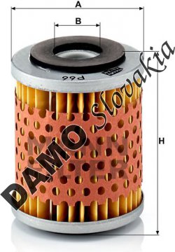 Palivový filter MANN FILTER P 66 x