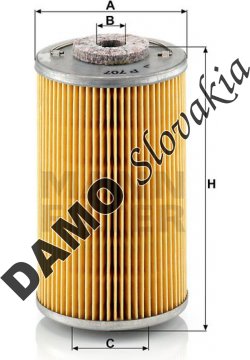 Palivový filter MANN FILTER P 707