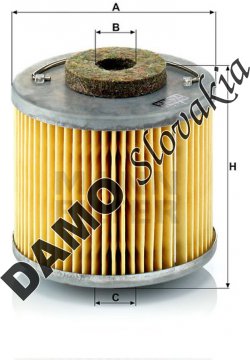 Palivový filter MANN FILTER P 715
