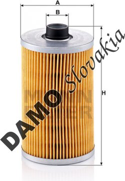 Palivový filter MANN FILTER P 722
