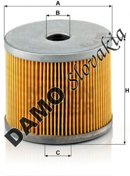 Palivový filter MANN FILTER P 78 x
