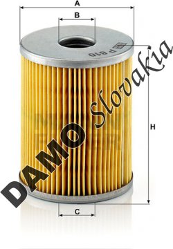 Palivový filter MANN FILTER P 810 x