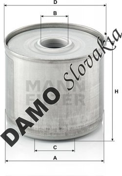 Palivový filter MANN FILTER P 917/1 x