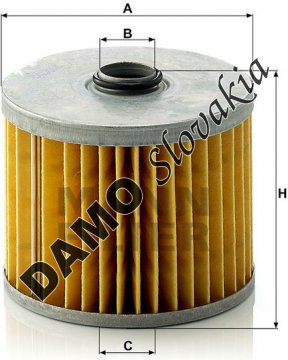Palivový filter MANN FILTER P 923/1 x