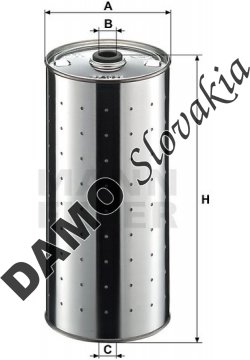 Olejový filter MANN FILTER PF 1025