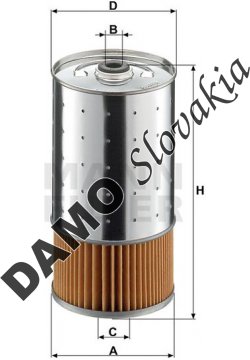 Olejový filter MANN FILTER PF 1050/1 n