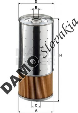 Olejový filter MANN FILTER PF 1055/1 n