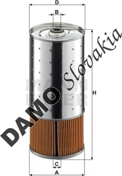 Olejový filter MANN FILTER PF 1055/1 x