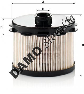 Palivový filter MANN FILTER PU 1021 x