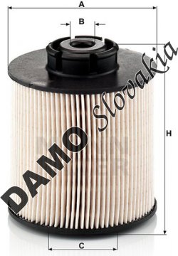 Palivový filter MANN FILTER PU 1046/1 x