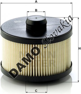 Palivový filter MANN FILTER PU 10 001 x